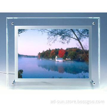 Slim Acrylic LED Light Box with Magnet (ad-li12)